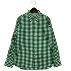 【中古品】INDIVIDUALIZED SHIRTS インディビジュアライズドシャツ BEAUTY&YOUTH別注 USA製 GINGHAM CHECK ギンガムチェック BD ボタンダウン L/S SHIRT   【141-260410-ya-02-izu】
