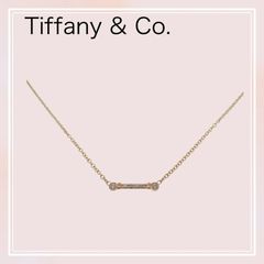 Tiffany & Co. フルードリス バー ネックレス k18 - メルカリ