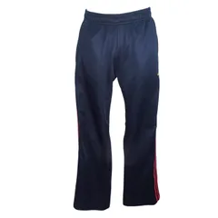 アディダス adidas CLIMALITE トレーニングパンツ ロング ジャージ ロゴ Mサイズ ネイビー ピンク E021707262 0410