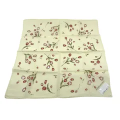 PIERRE BALMAIN　ピエールバルマン ハンカチ　スカーフ　バンダナ　チューリップ　花　フラワー　コットン　37×37