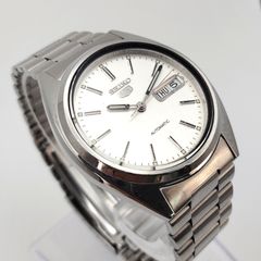 SEIKO5 7S26-3040 自動巻 シルバー文字盤 デイデイト 稼働品 - メルカリ