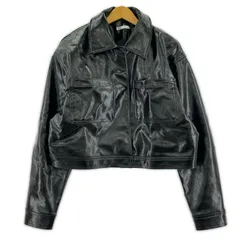 ZARAザラ タグ付きフェイクレザージャケット sizeEUR M/ブラック