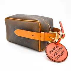 LOUIS VUITTON ルイヴィトン M11765 ロッカー ドップ･キット モノグラム　ダスト ダークブラウン ブラウン ブランド メンズ 男性 ユニセックス 男女兼用 セカンドバッグ  旅行バッグ ポーチ (22150)