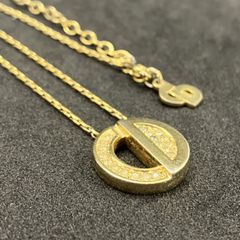 3038 極美品✨ Dior ネックレス CD ロゴ 希少 刻印 - メルカリ
