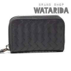 ボッテガ ヴェネタ BOTTEGA VENETA コインケース イントレチャートラウンドファスナーコインケース 114075 V4651 2040 ダークブラウンのサムネイル