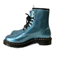 ドクターマーチン DR.MARTENS Dr.Martens1460 VEGAN ブーツ 8ホール プレーントゥ UK5 ブルー 25279400