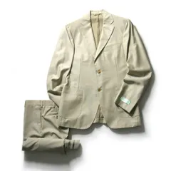 【新品】 Belvest × BARNEYS NEWYORK × REDA ／ ベルベスト × バーニーズ ニューヨーク × レダ　スーツ イタリア製 バーニーズニューヨーク セットアップ クラシコイタリア ベージュ ｜ 春夏のサムネイル