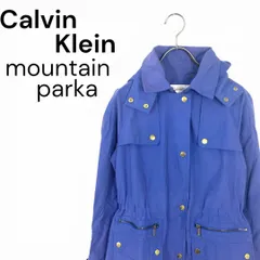 t2369 カルバン・クライン　Calvin Klein   フーディー　ジャケット ラグラン　ブルーパープル