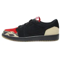 未使用 SOLEFLY × NIKE ナイキ 30cm AIR JORDAN 1 RETRO LOW OG SP BISON DN3400-001 エアジョーダン1 レトロ ロー 黒  18001872