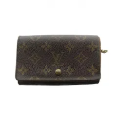 ルイヴィトン LOUIS VUITTON ポルトモネ ビエ トレゾール M61730 二つ折り財布 モノグラム ウォレット ロゴ PVC レザー 茶 ブラウン ■GY11 /MQ ■OH