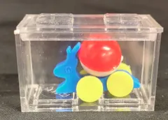 江崎グリコ グリコのおまけ 車輪付き/うさぎ（クリスタルケース）