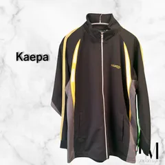 Kaepa ケイパ トラックジャケット ジャージ上 Mサイズ ブラック イエロー  KP-63617 ユニセックス