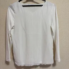 UNITED ARROWS シフォンプリーツカットソー　シフォンブラウス