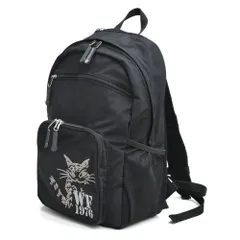 【新品】 かるい撥水リュック 黒 942905 わちふぃーるど 猫のダヤン ねこ 猫 リュックサック デイパック 軽量 レディース 大容量  猫 ねこ かわいい おしゃれのサムネイル