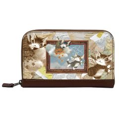 新品タグ付き】わちふぃーるど猫のダヤン エンボスアート2つ折り財布