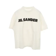 ジルサンダー JIL SANDER 半袖Tシャツ オーバーサイズ ロゴプリント クルーネック コットン Tシャツ メンズ Used B
