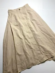 NATURAL BEAUTY BASIC 017-1120380 定価8250円 サイドタック スカート sizeL/ベージュ  ■◇レディース