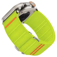 コンパチブル アップルウォッチ バンド ナイロン 49mm 46mm 45mm 44mm 42mm Apple Watch Ultra3/2/1 バンド スポーツ Apple Watch ベルト 通気 アルパインループ Series 11/10/9/8/7/S