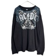 AC/DC ラグランスリーブ 七分袖Tシャツ L 白 黒 大砲 - メルカリ
