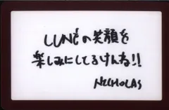 &TEAM グッズ購入特典 NICHOLAS 2025 AWAKEN THE BLOODLINE in JAPAN 福岡