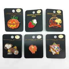 UNIVERSAL STUDIOS JAPAN ユニバーサルスタジオジャパン USJ 限定 PEANUTS スヌーピー ピンバッジ ピンズ 6点セット ハロウィン ニューイヤー