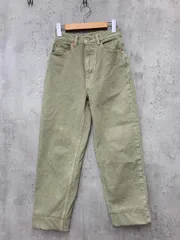 MOUSSY マウジー 日本製 プレーンジーンズストレート デニムパンツ size25/カーキ ■■ レディース