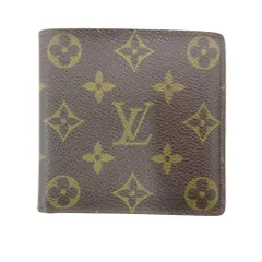 ルイヴィトン LOUIS VUITTON ポルトビエカルトクレディ モネ マルコ 旧型 二つ折り財布 小銭入れ モノグラム 茶 ブラウン /JS ■GY11