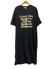HYSTERIC GLAMOUR (ヒステリックグラマー) ワンピース 半袖 綿100％ 01232CO04 FREE ブラック レディース/009