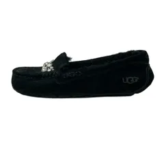UGG(アグ) フラットシューズ 23 レディース 1019193 黒 ビジュー ムートン