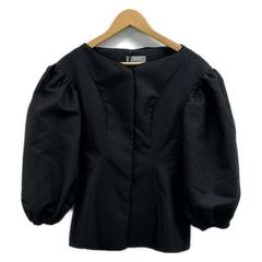 SEVEN TEN by MIHO KAWAHITO (セブンテン バイミホカワヒト) 外套 S號 女仕美品 黑色 蝴蝶結