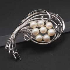 シルバー925 スターリング 8mm ボール 数珠 ブレスレット #C757-1 