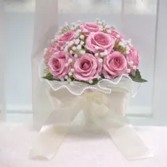 ☆ ライトパープル ☆ ウェディングブーケ 造花ブーケ ブライダル おしゃれ ウェディングブーケ 造花 ブーケ 新婦 ブライダルブーケ ウエディングブーケ ラウンドブーケ 造花ブーケ トスブーケ ブーケトス 結婚式 二次会 花嫁 花束 ギフト 前撮り