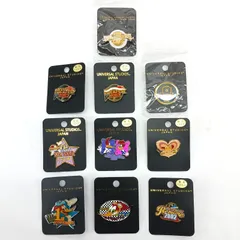 UNIVERSAL STUDIOS JAPAN ユニバーサルスタジオジャパン USJ 限定 ウッディウッドペッカー 他 ピンバッジ ピンズ 10点セット プレミアムパス ニューイヤー