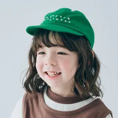 《新品》ロゴ刺繍キャップ p.premier 48～50サイズ 帽子 キッズ  P268035のサムネイル