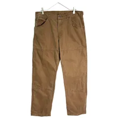 Dickies ディッキーズ ダック ダブルニー ペインターパンツ ブラウン(メンズ W34 L32)中古 古着 X8185