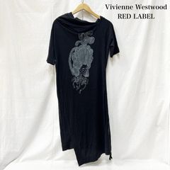 美品☆ヴィヴィアンウエストウッド オーブ刺繍アシメワンピース | Mercari