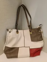 【中古品】 FIRANOフィラノ カラフルトートバッグ 肩掛け 手提げ バッグかばん 現状品
