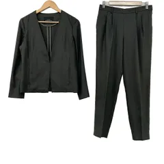 ユナイテッドアローズ グリーンレーベル レディースパンツスーツ レディース美品  - ダークグレー ノーカラー/春/秋