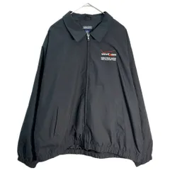 00年代 LANDS' END ランズエンド スイングトップ 企業ロゴ ブラック(メンズ XL)中古 古着 X8197のサムネイル