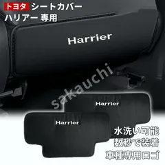 【送料無料】【トヨタ ハリアー 専用】Harrier キックガード シートバック 後部座席 キック マット キックガード プロテクター 内装 パーツ カスタム ドレスアップ 2Pセット