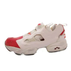 リーボック Reebok ×UNDEFEATED INSTA PUMP FURY OG UND スニーカー シューズ ローカット 27.5 白 ホワイト 赤 レッド BS5508 /FF ■GY12