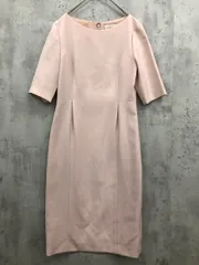 UNITED ARROWS ユナイテッドアローズ UBCB トリアセテート 5分袖 ワンピース size36/ピンク ■◆ レディース