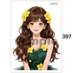 オリジナル人物ステッカー【397】