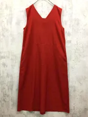 SHIPS.me シップスミー 前後 2way ジャンスカ ワンピース sizeL-Short/レッド ■◆ レディース