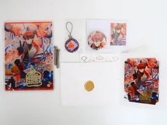 にじさんじ 3SKM 北見遊征 誕生日2024 A5アクリルパネルセット・箔押し缶バッジ＆チェキ風カード・メタルチャーム・複製手紙＆ブロマイド