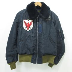 極美品□バズリクソンズ フライトジャケット B-15C グリーンリブ 40
