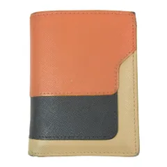 MARNI マルニ 19AW PFMOQ14U13 バイフォールドウォレット レザー 財布 サイフ ブラウン系【中古】のサムネイル