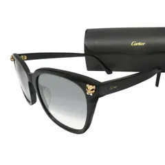 【未使用 メンズ】CARTIER カルティエ Panthere De Cartier CT0143SA パンテール スクエア サングラス 付属品〇 定価13.2万 47735のサムネイル
