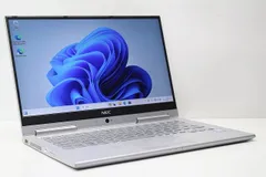 値下げ ノートパソコン Windows11 2in1PC 中古 NEC VersaPro VKT16G 第8世代 Core i5 SSD256GB メモリ8GB カメラ