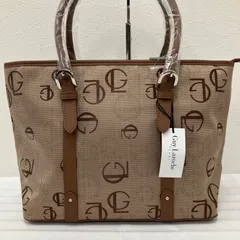 Y1626　Guy Laroche　ギラロッシュ　トートバッグ　ブラウン　ハンドバッグ　レディース　シンプル　きれいめ　通勤　通学　仕事用バッグ　普段使い　モノグラムのサムネイル